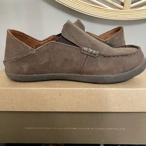 Olukai Boys Moloa Leather Slip On - NEW IN BOX!